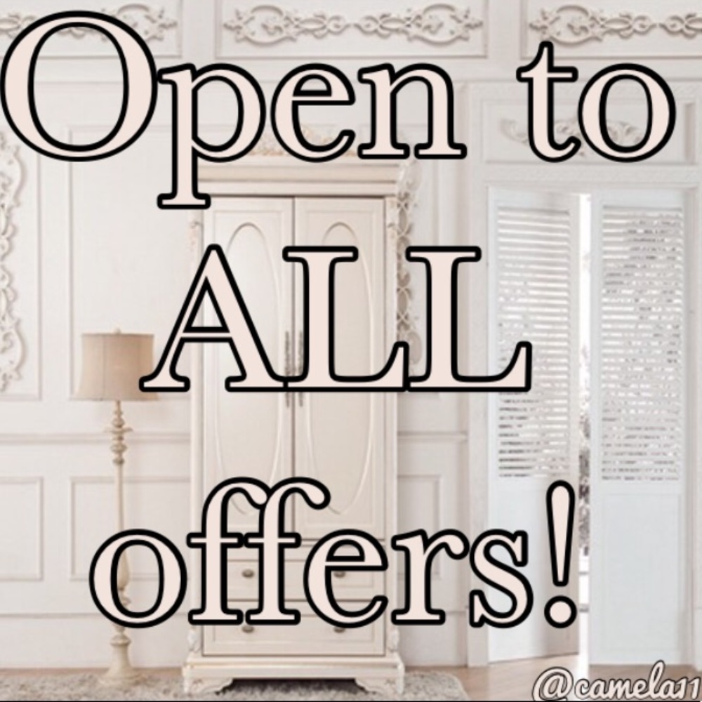 Open to all offers!